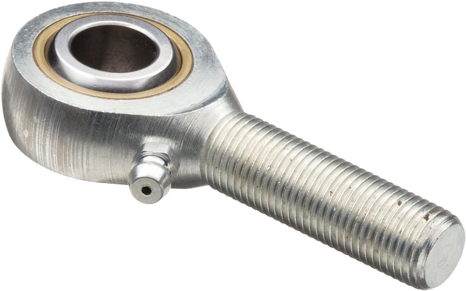 RBC Heim Bearings HM12G 0.7500" Bore, .7500-16 Threads Male Rod End Bearing, 4 Piece Metal-To-Metal With Grease Fitting