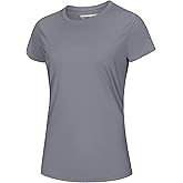 MAGCOMSEN Women's Short Sleeve T-Shirts UPF 50+ Sun Protection Quick Dry Athletic Running Workout Rash Guard Tops