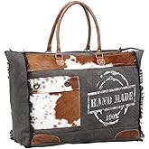 100% Handmade Print Weekender Bag