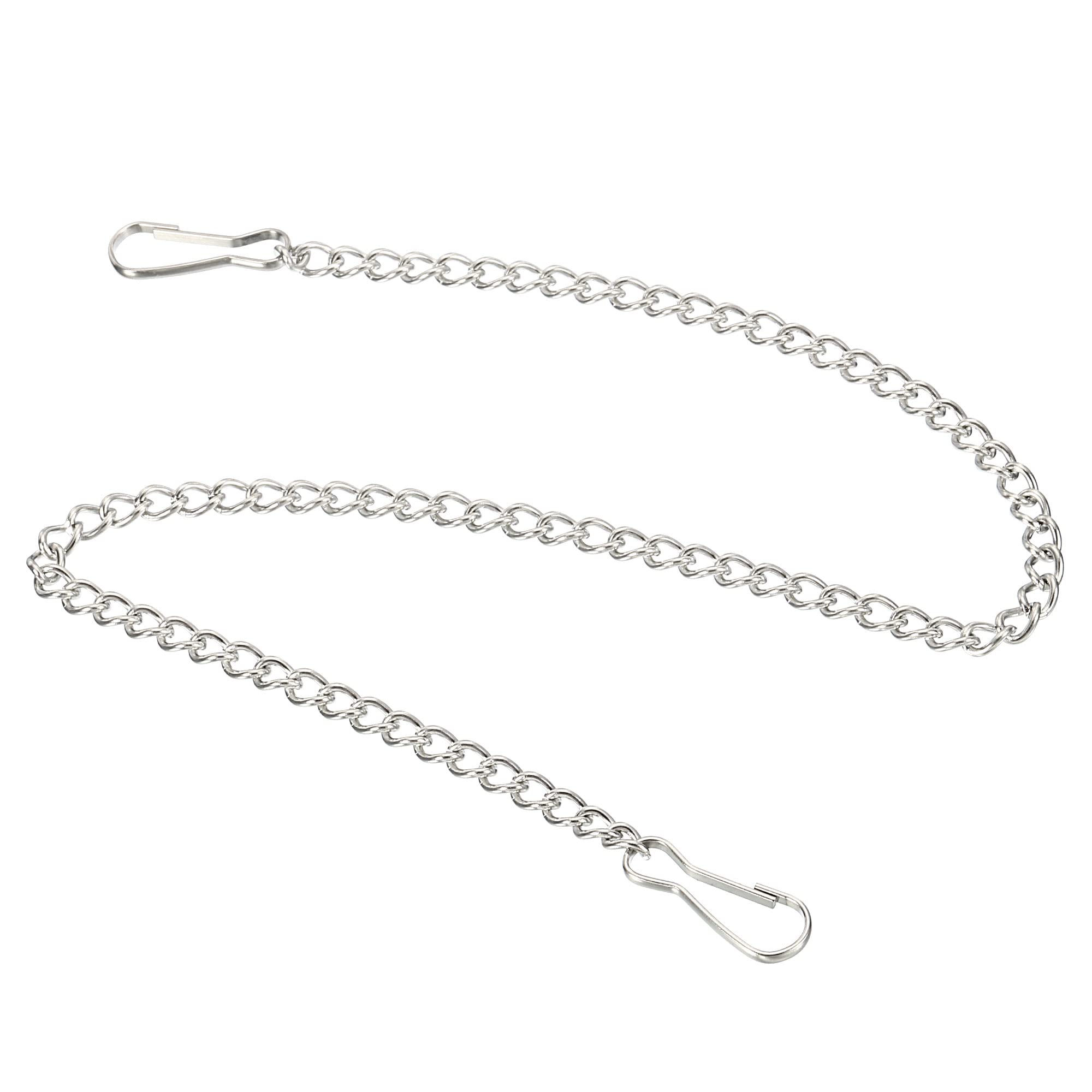 Photo 1 of MECCANIXITY Hanging Chain with Snap Clips 15.75 Inch Garden Plant Hangers for Signboard Chalkboard Basket Lantern Wind Chime, Stainless Steel Pack of 4