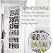 AOTUNO Over The Door Shoe Organizer - 24 Reinforced Pockets,64'' x 19''(Gray).