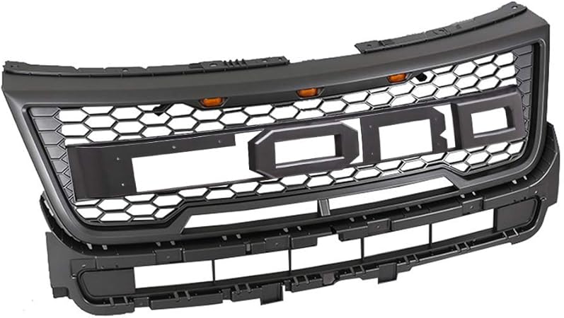 Grilles Automotive Black Motorfansclub Front Grill Cover For Ford Explorer 11 15 Grille Trims