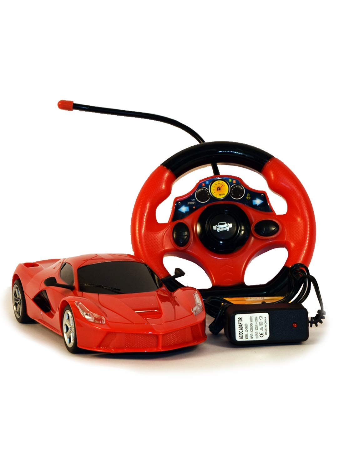 ferrari remote control car with steering wheel