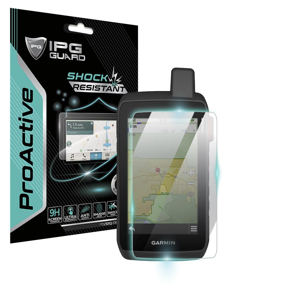 Photo 1 of IPG ProActive Made for Garmin Montana 710 / Montana 760i Touchscreen Display 9H Hardness Screen Protector Nano Ceramic Film Ultra Responsive for Montana710