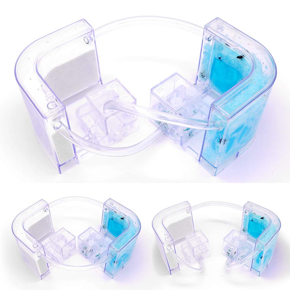 NAVAdeal Sand Ant Farm with Connecting Tubes, Habitat Educational & Learning Science Kit Toy for Kids & Adults - Allows Study of Ecosystem, Behavior of Ants, Explore The World at Home and School