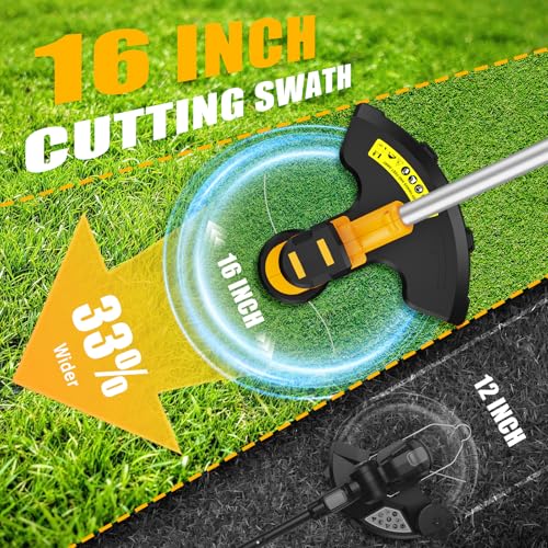 16-Inch Cordless String Trimmer Compatible with DEWALT 20V MAX Battery photo 10