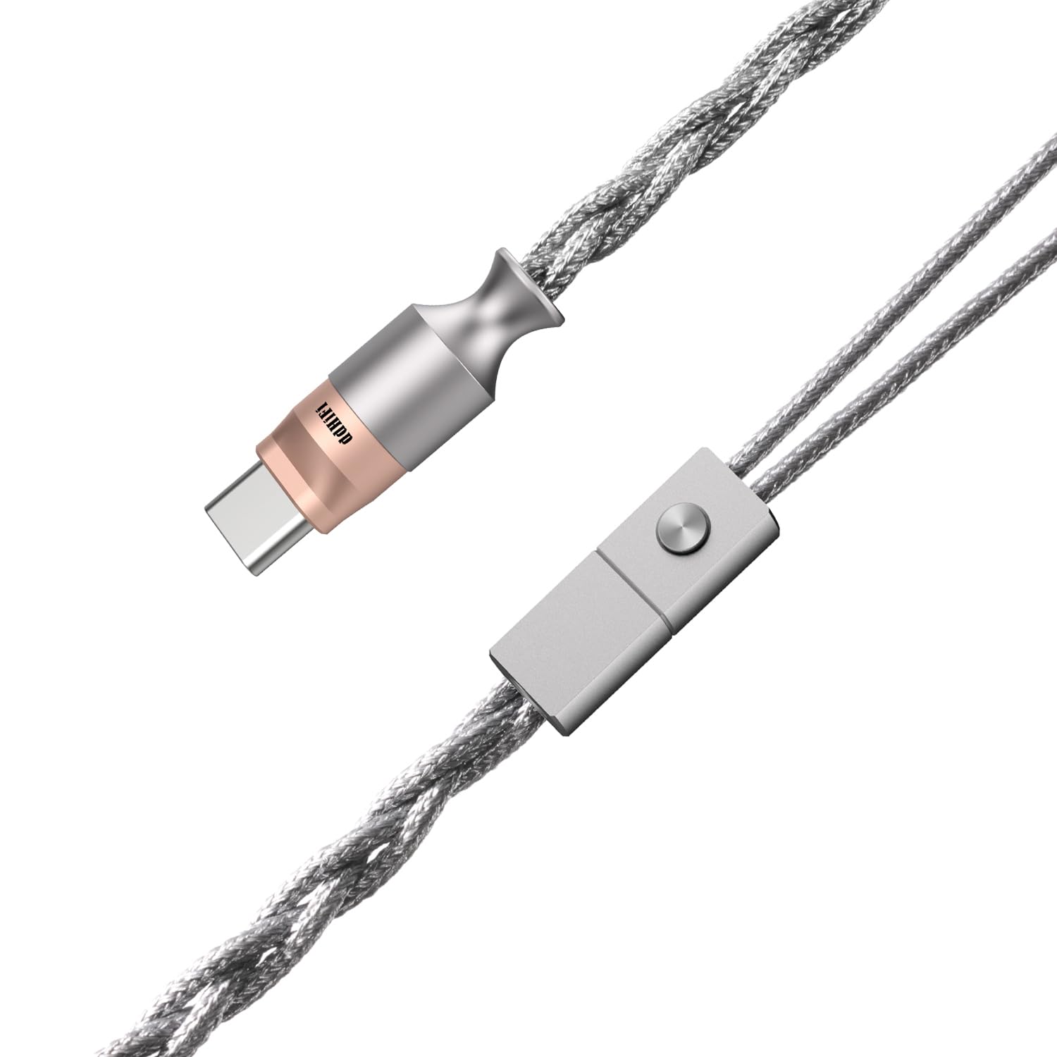 Photo 1 of DD ddHiFi M198C USB-C Interface Decoding Earphone Cable Nylon-Braided Hi-Fi Sound With MMCX Connector And High-performance Decoding Supports Microphone Calls Compatible For iPhone iPad Smartphone