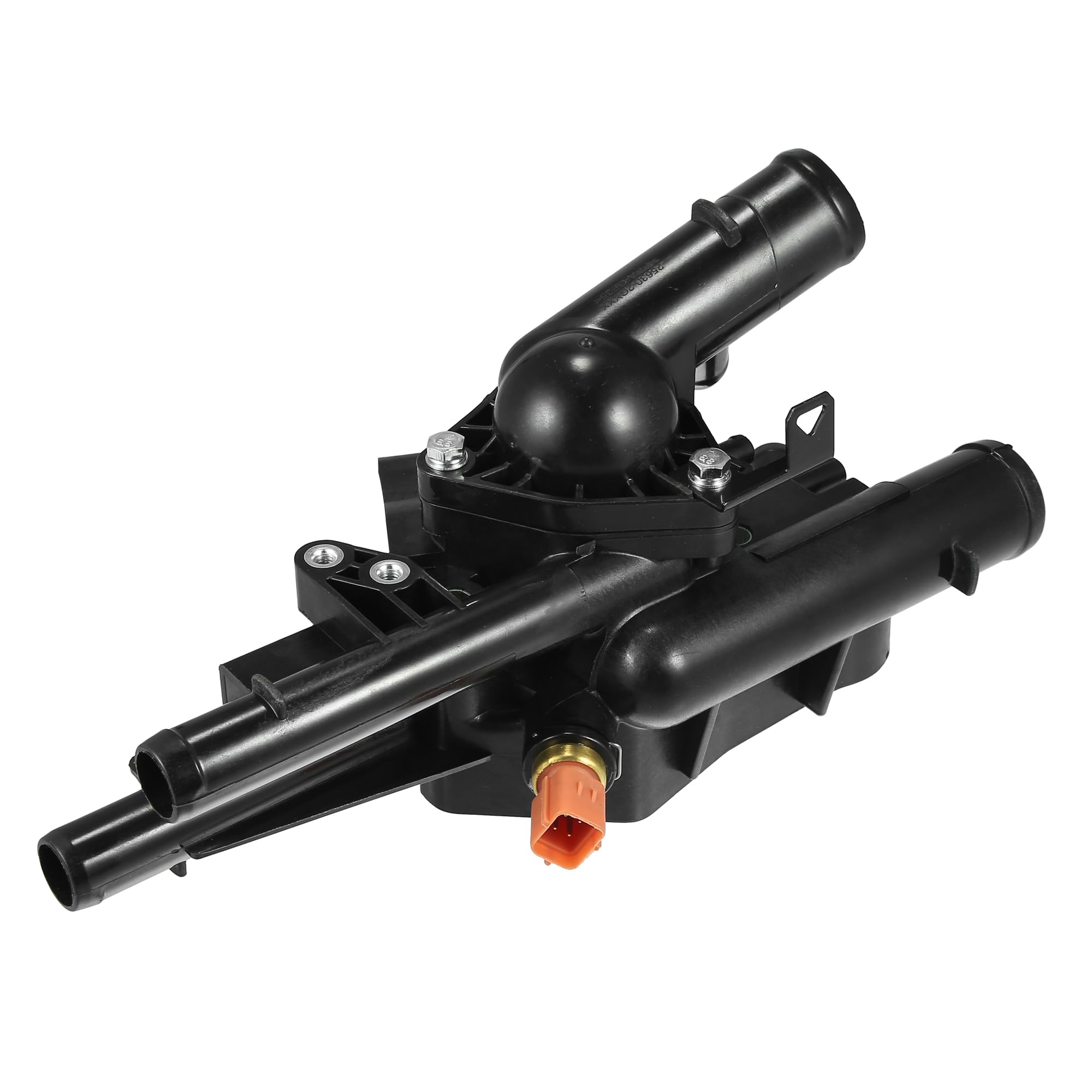 Photo 1 of X AUTOHAUX Engine Coolant Thermostat Housing Assembly for Kia Optima Sportage Sorento 11-15 for Hyundai Tucson Sonata Santa Fe 2.4L L4 11-12 25600-2G500 25600 2G500