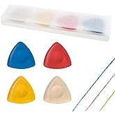 4 Tailors Chalk Smooth & Thick - Tailor's Fabric Sewing Chalk Washable 4 Colors Marking Pencils Pens Fabric Markers Quilting 