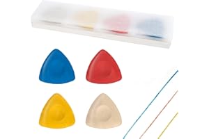 4 Tailors Chalk Smooth & Thick - Tailor's Fabric Sewing Chalk Washable 4 Colors Marking Pencils Pens Fabric Markers Quilting 