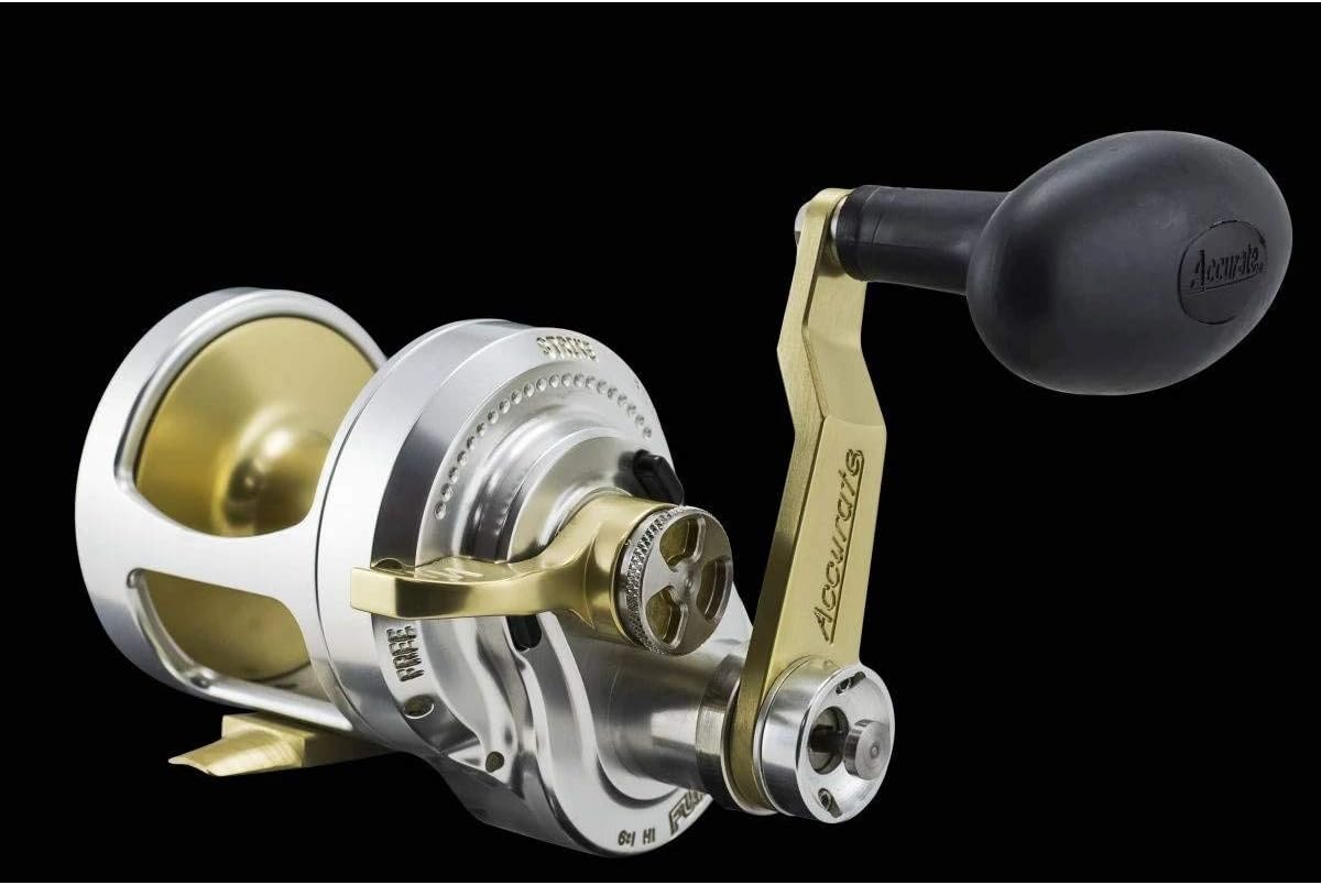 Accurate Boss Fury FX2-500 Reel - Right-Hand - Silver/Gold