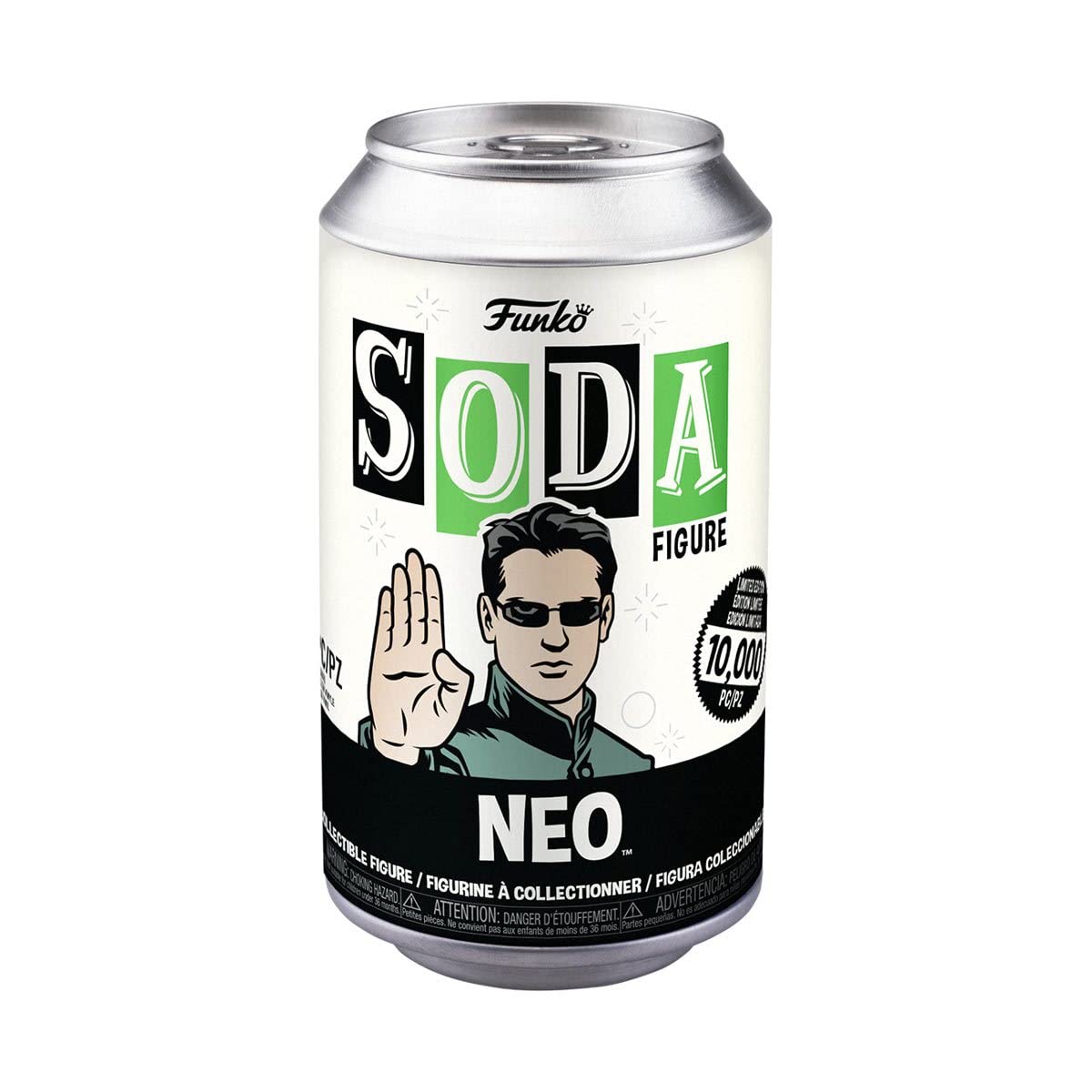 Funko Vinyl SODA, the Matrix, Neo, 1/6 Odds for Rare Chase Variant, Collectable Vinyl Figure, Gift Idea, Official Merchandise, Toys for Kids & Adults, Movies Fans
