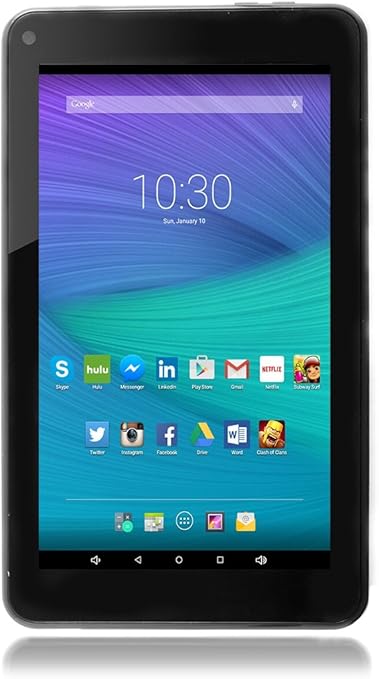 Astro Tab A737 – 7” Quad Core Android 6.0 Marshmallow Tablet PC with HD IPS Display 1280 x 800, 1GB RAM, 8GB Storage, Bluetooth 4.0, 7 inch screen, Google Play (Black)