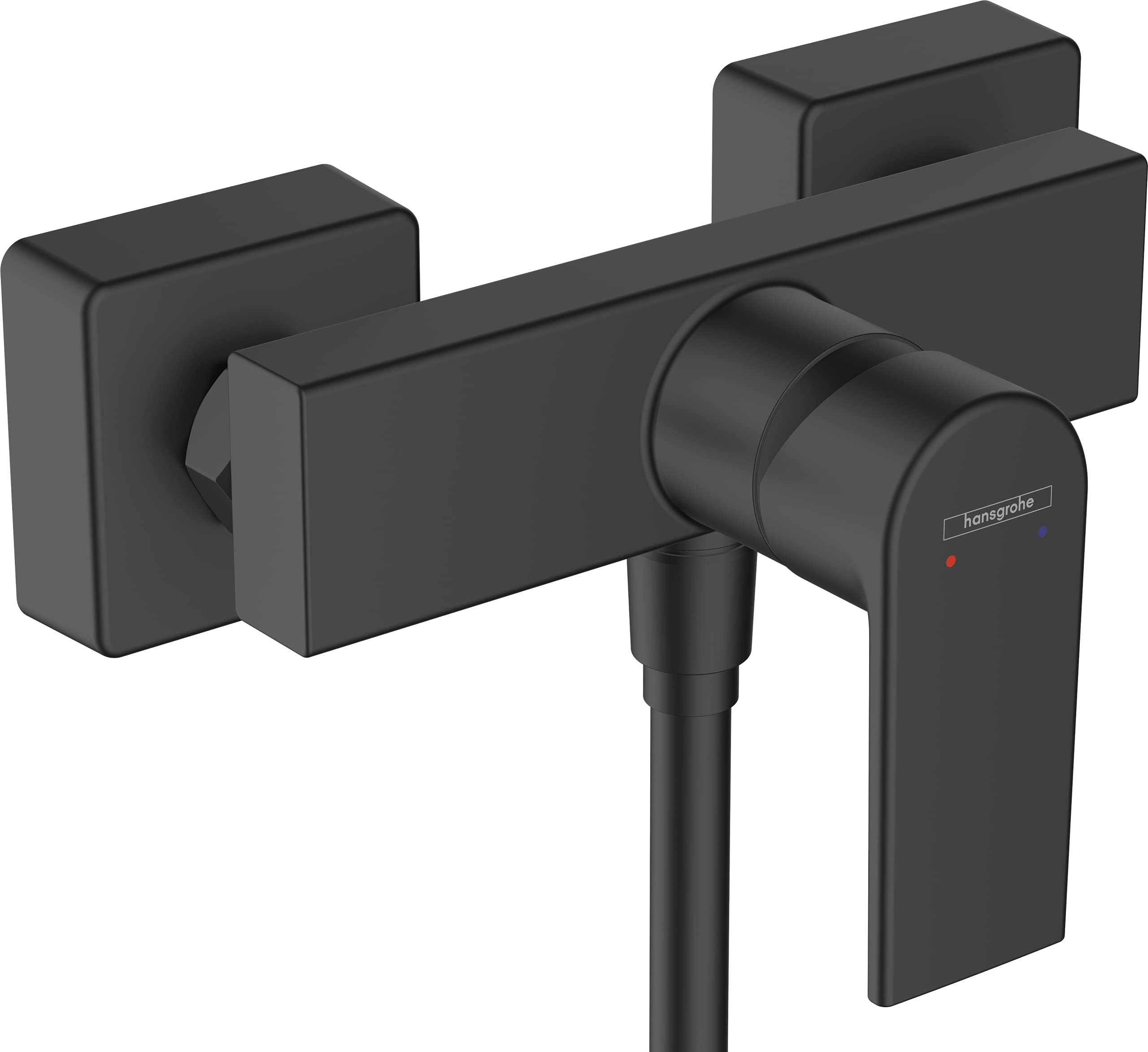 hansgrohe Vernis Shape Single lever shower mixer for exposed installation, matt black, 71650670