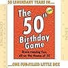 50th-Birthday-The-Game-amusing-gift-idea-or-fun-party-ice-breaker-especially-for-people-turning-fifty 50th Birthday The Game - amusing gift idea or fun party ice breaker, especially for people turning fifty.