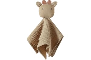 Cotton Blanket Sleep Toy Soothe Appease Towel Bibs Cute Animal Snuggle Toy Newborn Baby Soft Doll Multi Functional Soothing C