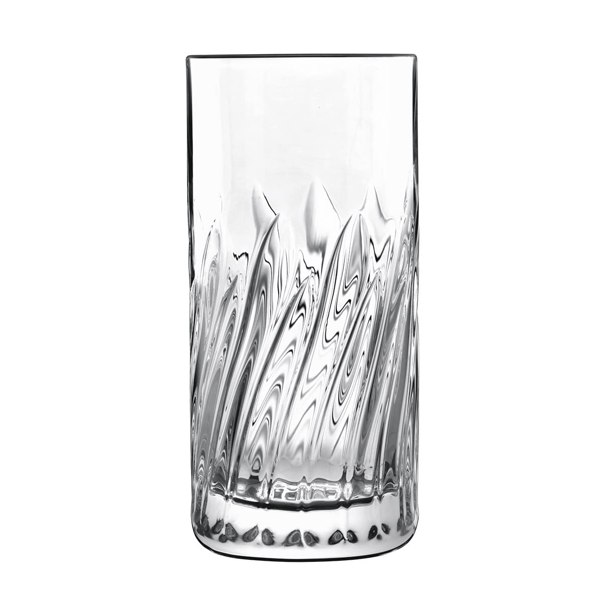 Luigi Bormioli Crystal Titanium Reinforced 6 Count 68ml Shot Glasses - Dishwasher Safe - Made in Italy, Transparent/Green