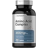 Horbäach Amino Acid Complex 3000mg | 250 Caplets | Non-GMO, Gluten Free Supplement