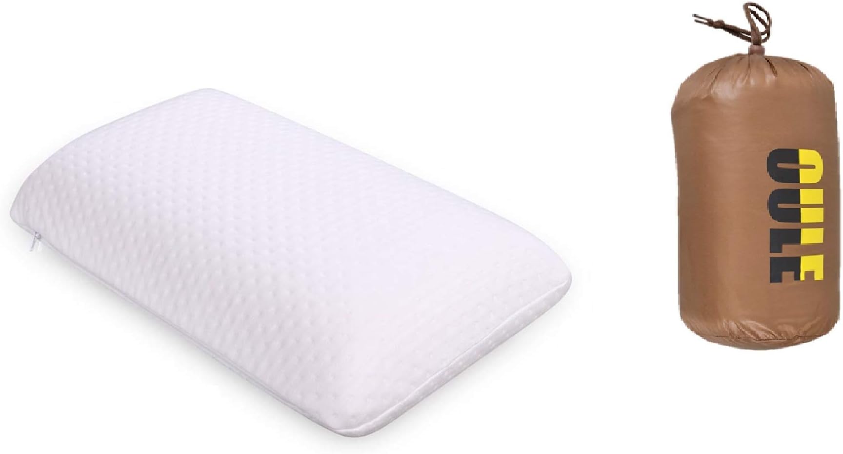 Neck Support Cushion Travel Pillow Neck Pillow Soft Comfortable Memory Foam Thermal Active and Viscoelastic Orthopaedic with Carry Bag