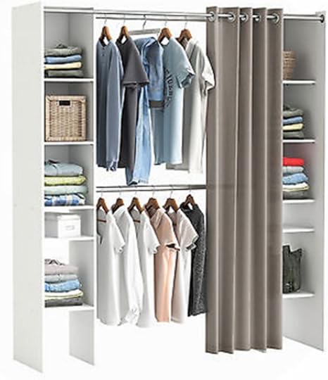 Amazon De Cravog Begehbarer Kleiderschrank Garderobenschrank Mit