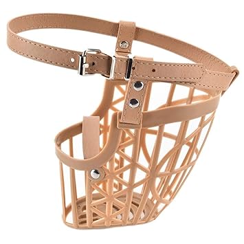 Adjustable Muzzle Cum Mouth Cover Basket for Dogs (XS)