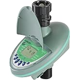 Galcon 9001 Series Hose End Irrigation Timer for Balconies, Patios, Gardens, or Lawns, with Drip or Sprinklers (9001D Digital)