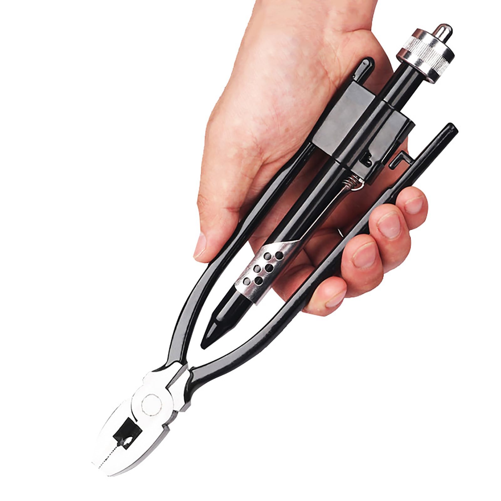 9-Inch Safety Wire Pliers,Fydun Braking Pliers for Safety Wire High Carbon Steel Plier for Automotive and Aircraft Applications, with Knurled One-Way Handle