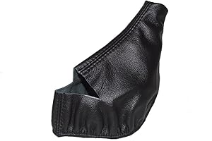 The Tuning-Shop Ltd Compatible with Automatic Shift Boot for Chevrolet Corvette C5 1997-2004 Black Genuine Leather
