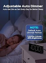 GOLOZA Digital Alarm Clock with 4 Brightness Levels Dual Alarms USB Port view 6