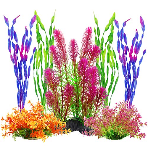 image for MyLifeUNIT Artificial Aquariums Plants Plastic Fish Tank Plants for Aq