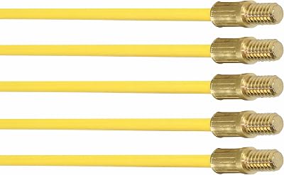 Super Rod CR-YX5 Rod Spare Yellow 4mm x 1m Flexible Cable Rod