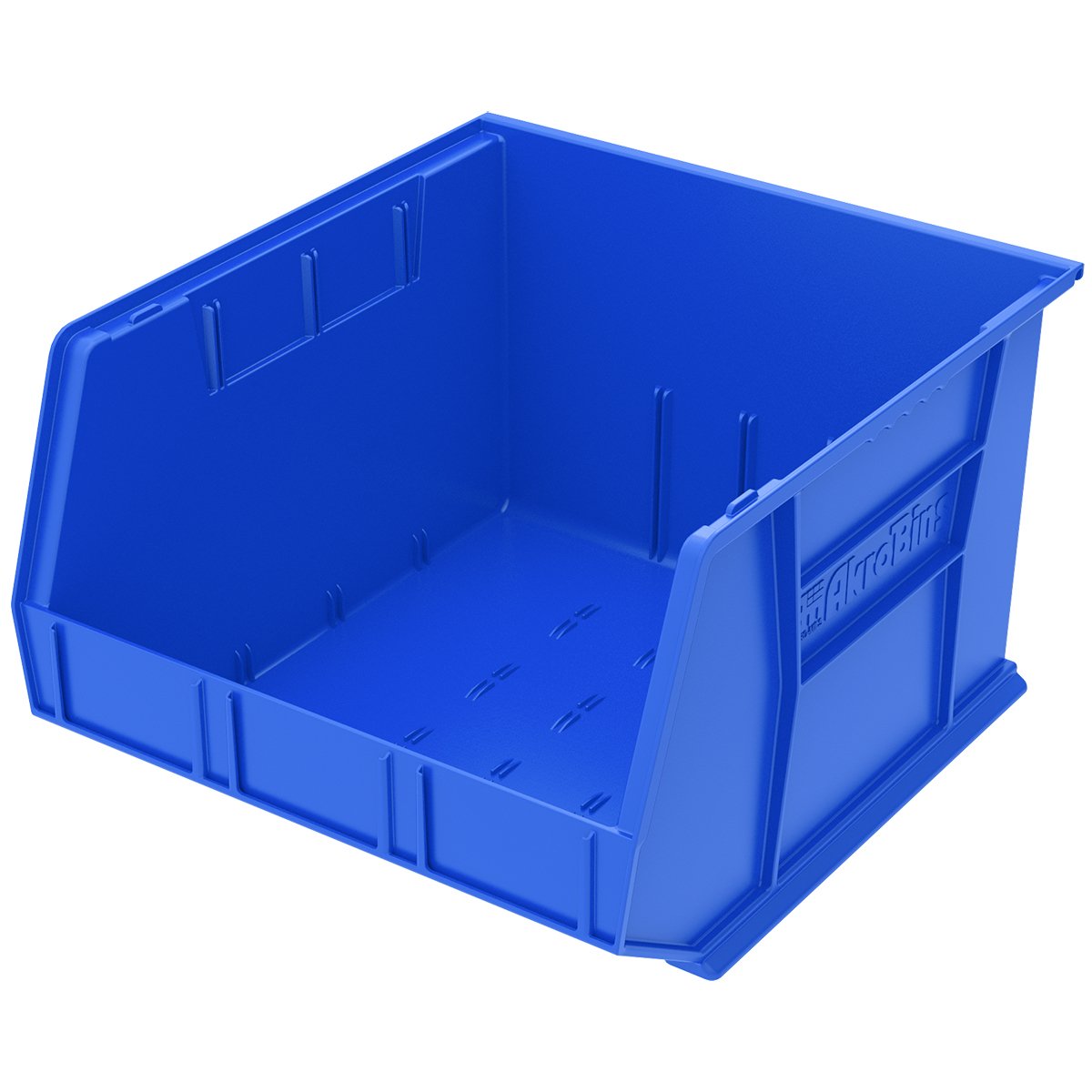 Akro-Mils 30270 Plastic Storage Stacking AkroBin, 18-Inch by 16-Inch by 11-Inch, Blue, Case of 3 (30270BLUE)