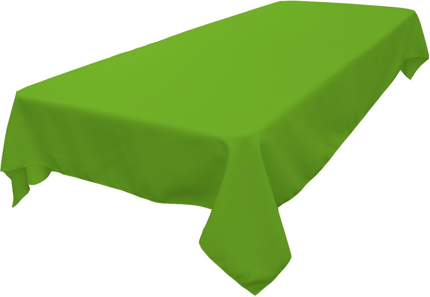 LA Linen Polyester Poplin Rectangular Tablecloth, 60 x 84, Orange: Home & Kitchen