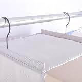 BrilliantJo Hanging Closet Organizer 4 Shelves Beige 31.5 x 12 x 12 in view 5