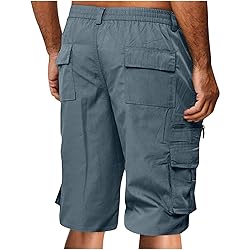 Generic Cargo Shorts for Men Blue XL