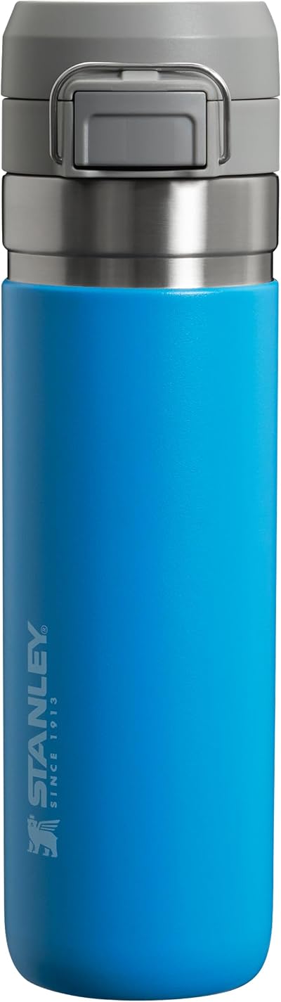 Stanley 1913 Quick Flip Stainless Steel Water Bottle 0.71L Azure
