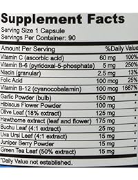 Mejor soporte de presión arterial Suplemento – PREMIUM Hierbas Naturales, vitaminas &...