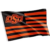 Desert Cactus Oklahoma State University Indoor and Outdoor 100% Polyester University Flag Banner, 3x5 Feet Cowboys (Nation)