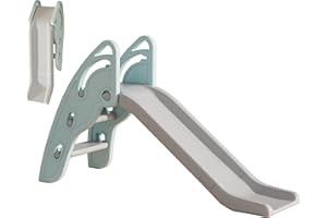 GUPAMIGA Toddler Slide Large Play Climber Slide PlaySet with Extra Long Slipping Slope Indoor Slide Kids Slide Toddler Playground Toddler Slide Outdoor Toys for Toddlers (Blue)