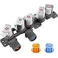 0EM AJU73213301 AJU75152601 Washer Water Inlet Valve by Techecook - 5221ea1008f AP5668417 AP6308239 TAW35618287 Water Inlet Valve Replaces for Kenmore LG Washer WT5680HVA,wt7200cw,wt5270cw,wt1201cw