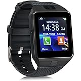 GZDL Bluetooth Smart Watch DZ09 Smartwatch Watch Phone Support SIM TF Card with Camera for Android IOS iPhone Samsung LG Phones Black