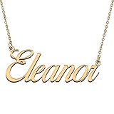HUAN XUN Customized Custom Simple Any Name Necklace