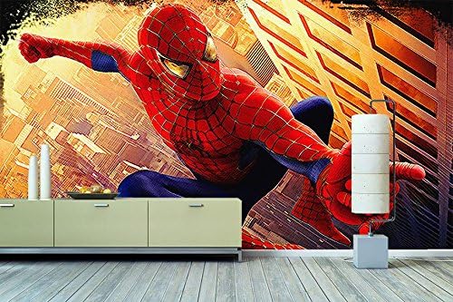 'Wandbilderxxl®"Spiderman 360x240 cm – High-Quality Non-Woven Wallpaper in 6 Different Sizes for Living Room or Office – Quality Photo Wallpaper Wall Picture XXL