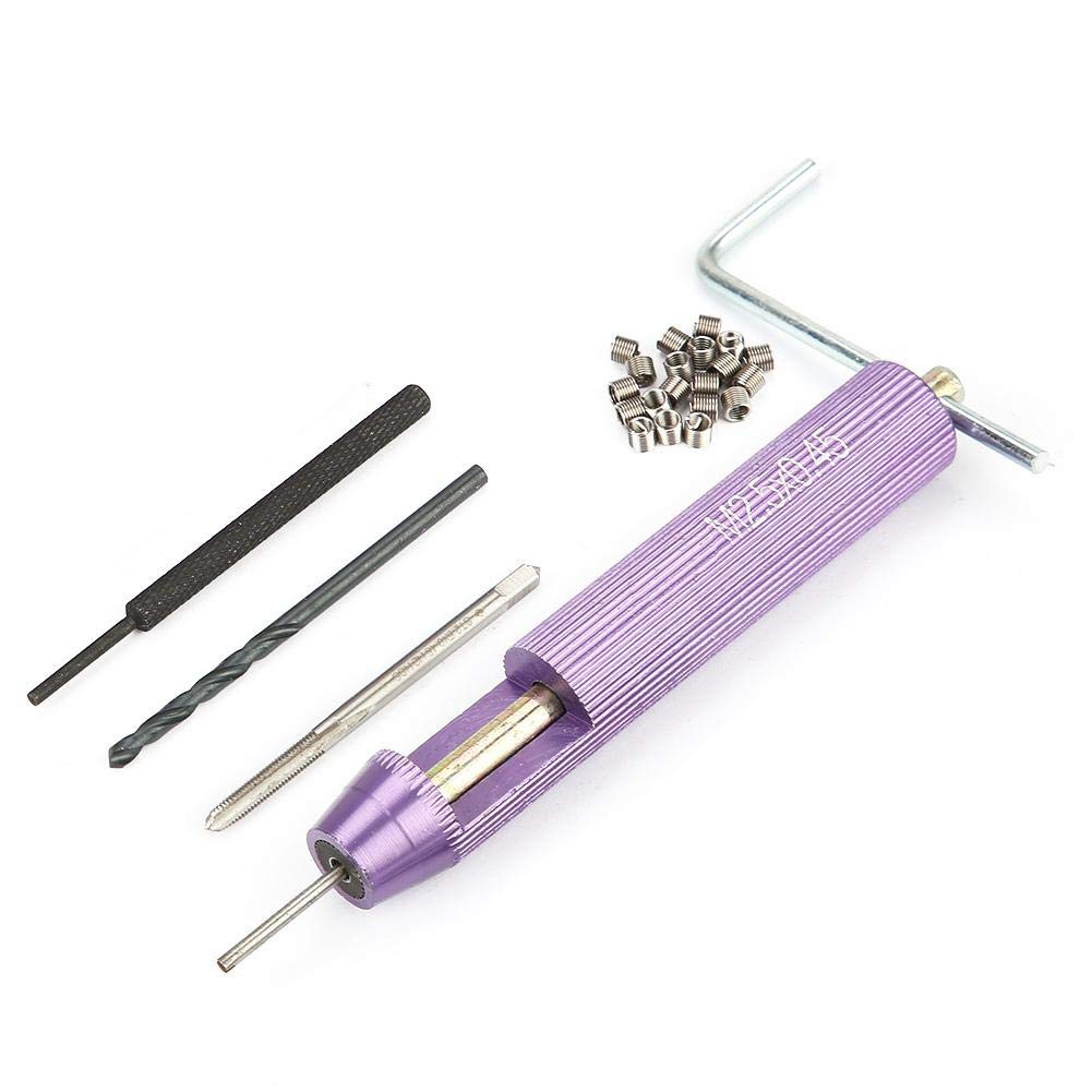 Thread Repair Kit, M2.50.45 Screw Threaded Inserts Repair Tool Set Wire Insert Installation Kit hex Socket Tool Thread Repair Tool Kit: Industrial & Scientific