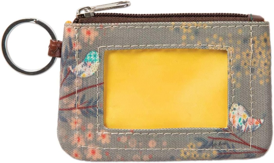 Brownlow Gifts Simple Inspirations Zippered Slim Wallet with Keychain and ID Window, 5 x 3.5-Inches, Love You More: Home & Kitchen