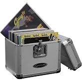Odyssey KROM Series Silver Record/Utility Case for 70 12" Vinyl Records &amp; LPs