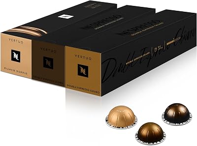 Nespresso Vertuo 30 Espresso Pods Mixed Pack Bianco Doppio Scuro Chiaro