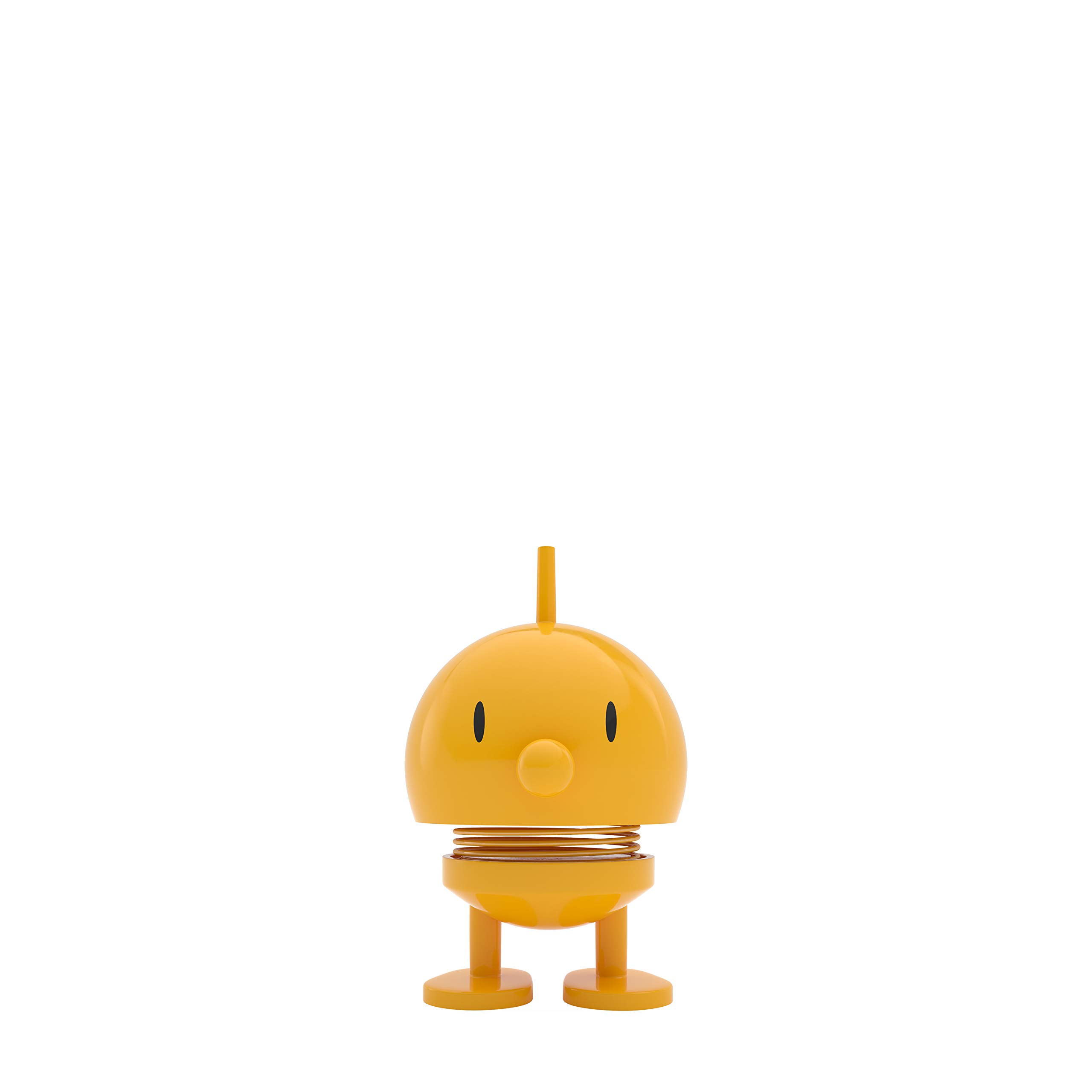 Hoptimist Bumble Wobbly Figure Decoration – Scandinavian Desk and Office Gadget – Fun Collectible Gift for Men and Women – Danish Design – ABS Plastic – 7.6 x 5.8 cm – Small – Yellow