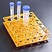 BIPEE Test Tube Rack, Centrifuge Tube Holder for 10ml, 15ml, 50ml, Detachable Plastic Stand, 50 Well