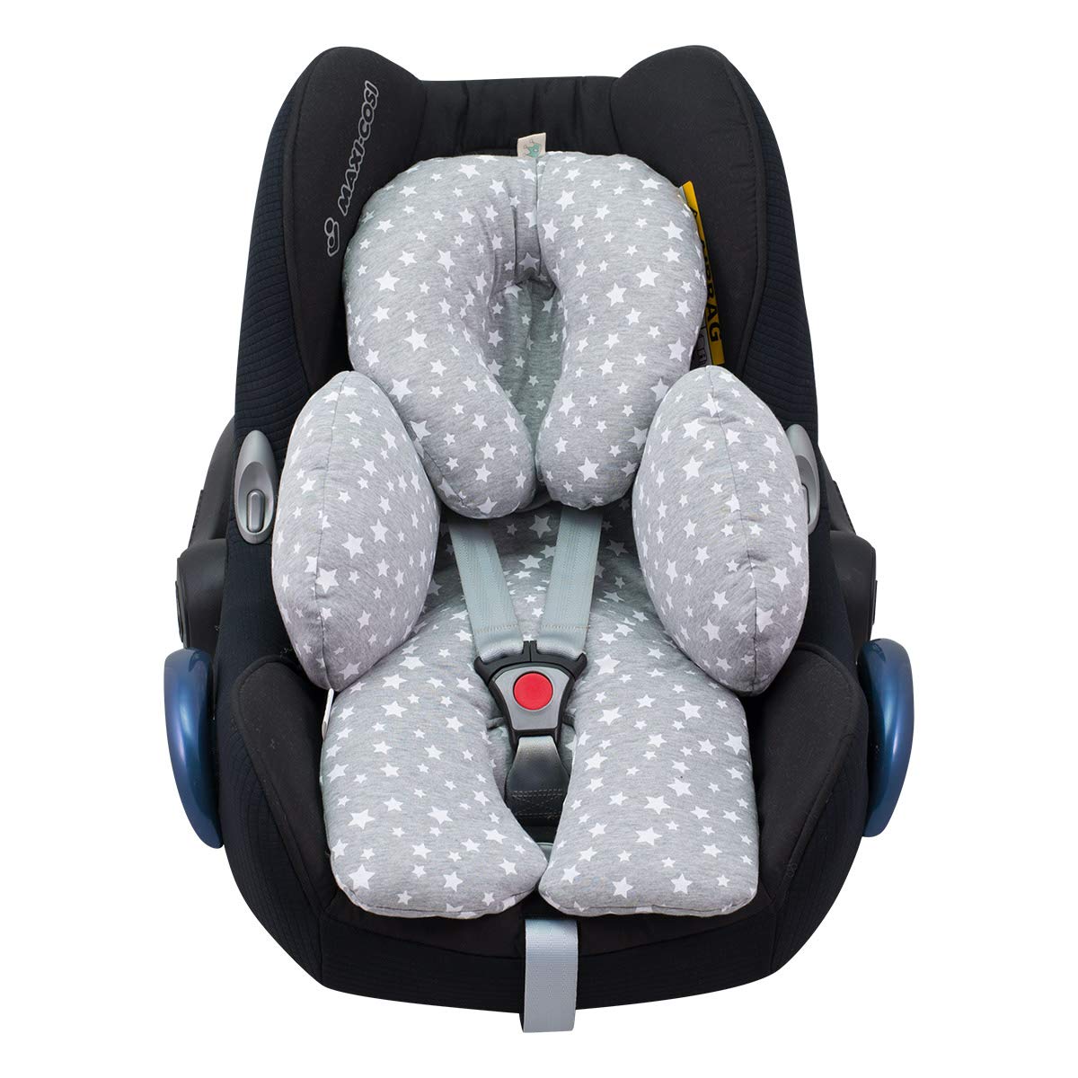 JANABEBE Auto-Sitzverkleinerer Antiallergikum (White Star)